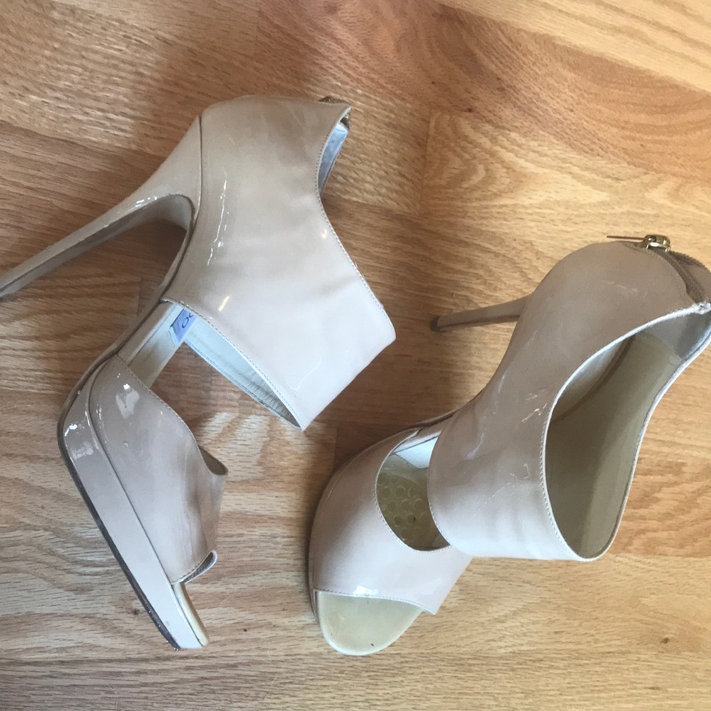 Jimmy Choo patent cutout heels
